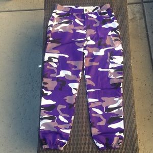 Purple Camo Joggers